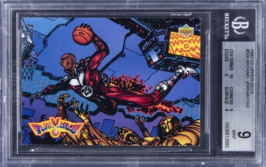 1992-93 Upper Deck Fanimation #506 Michael Jordan - BGS MINT 9